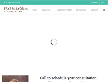 Tablet Screenshot of fayelyon.com